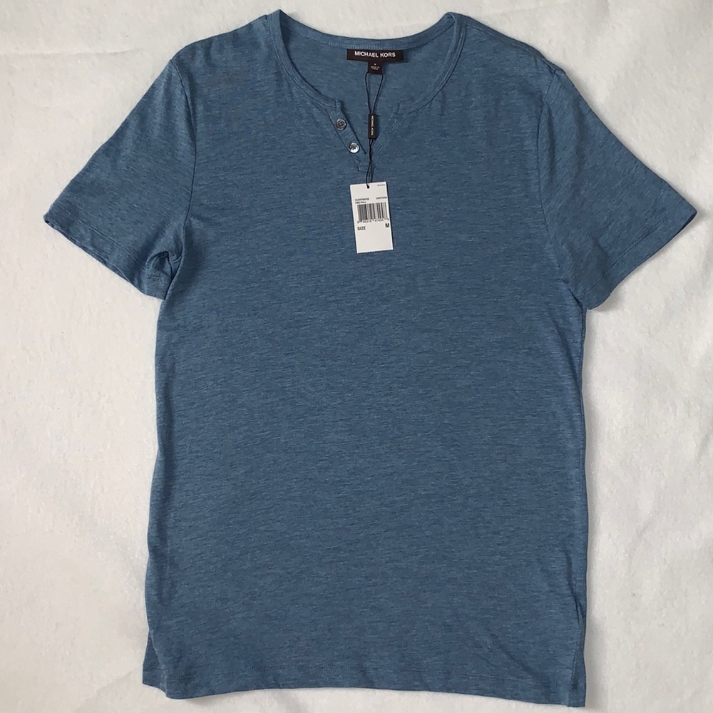 MICHAEL KORS CAUSAL SHORT SLEEVE SHIRT SIZE M